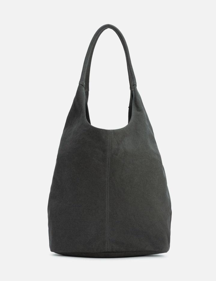 Washed Canvas Big Shoulder Bag