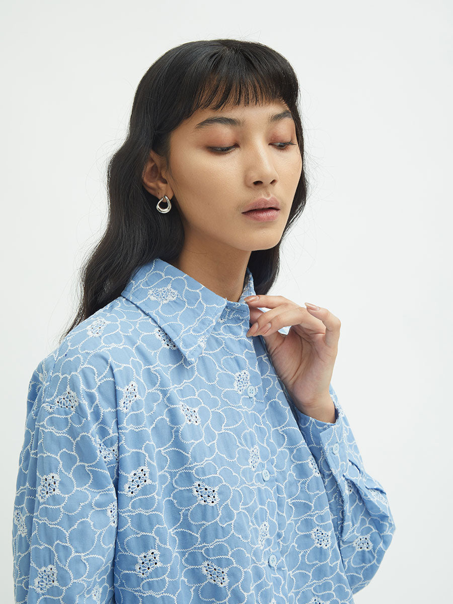 Balqis Embroidery Shirt