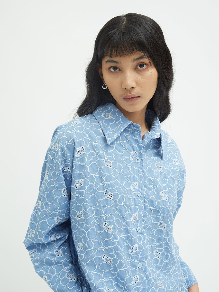 Balqis Embroidery Shirt