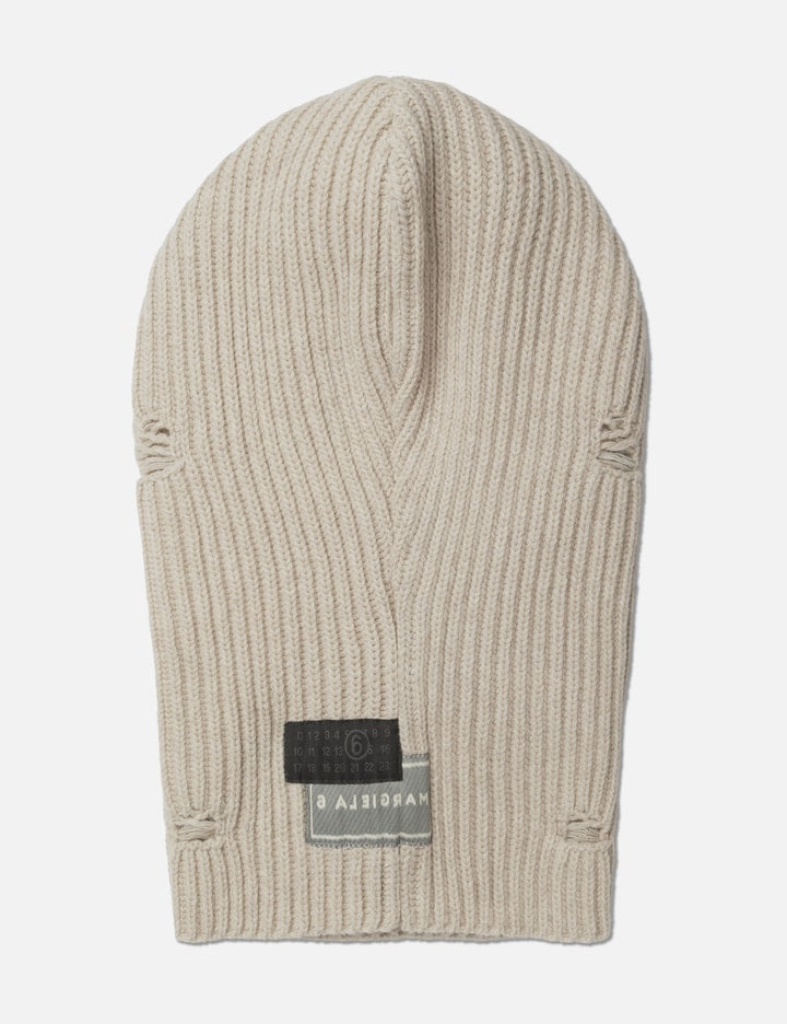 Distressed Wool Balaclava