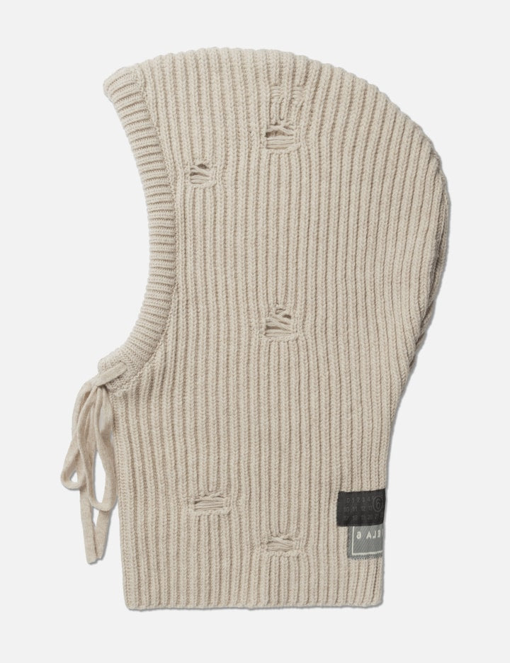 Distressed Wool Balaclava