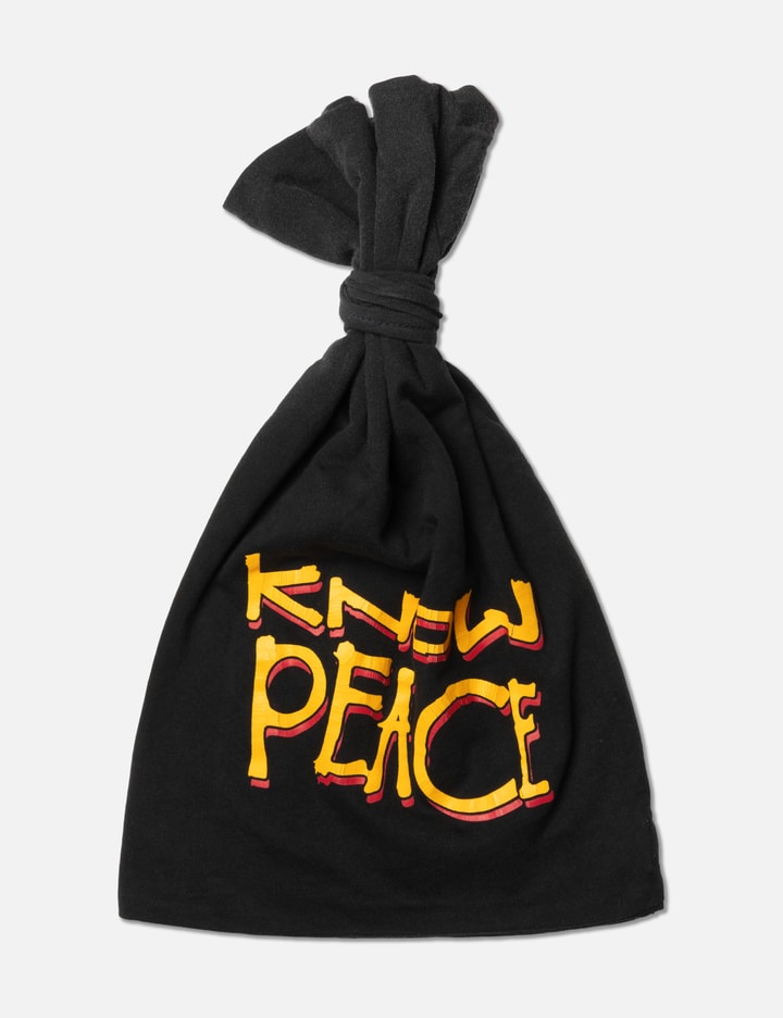 Know Justice Know Peace Aged Tie Skully