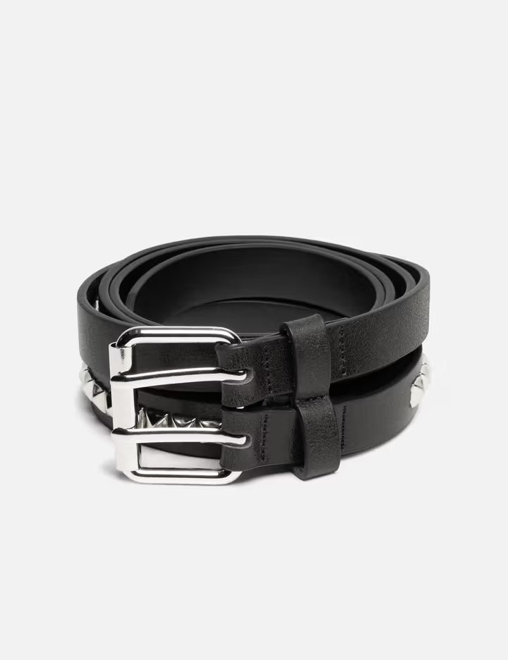 Double Strap Stud Belt