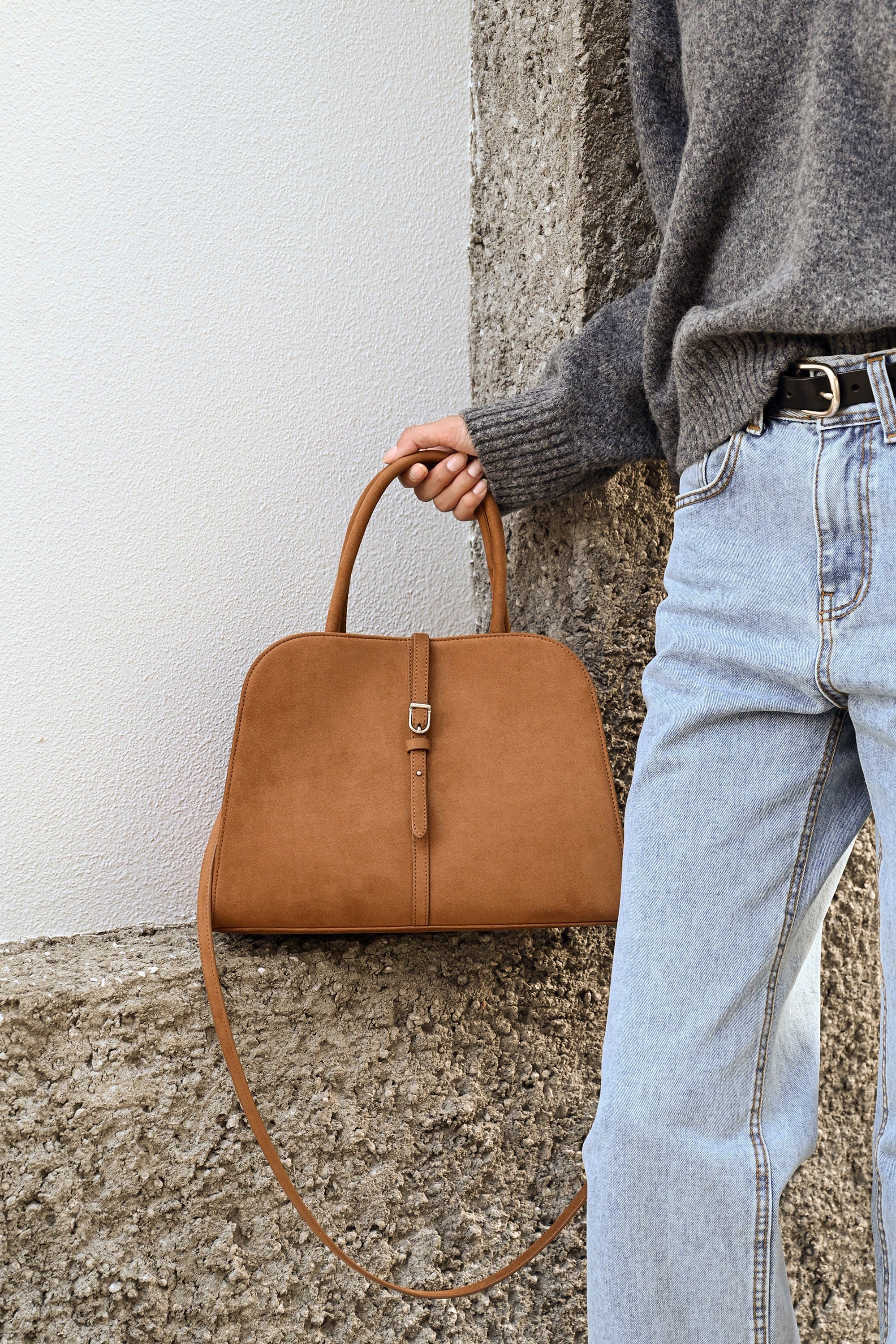 BLANC MEDIUM SUEDE