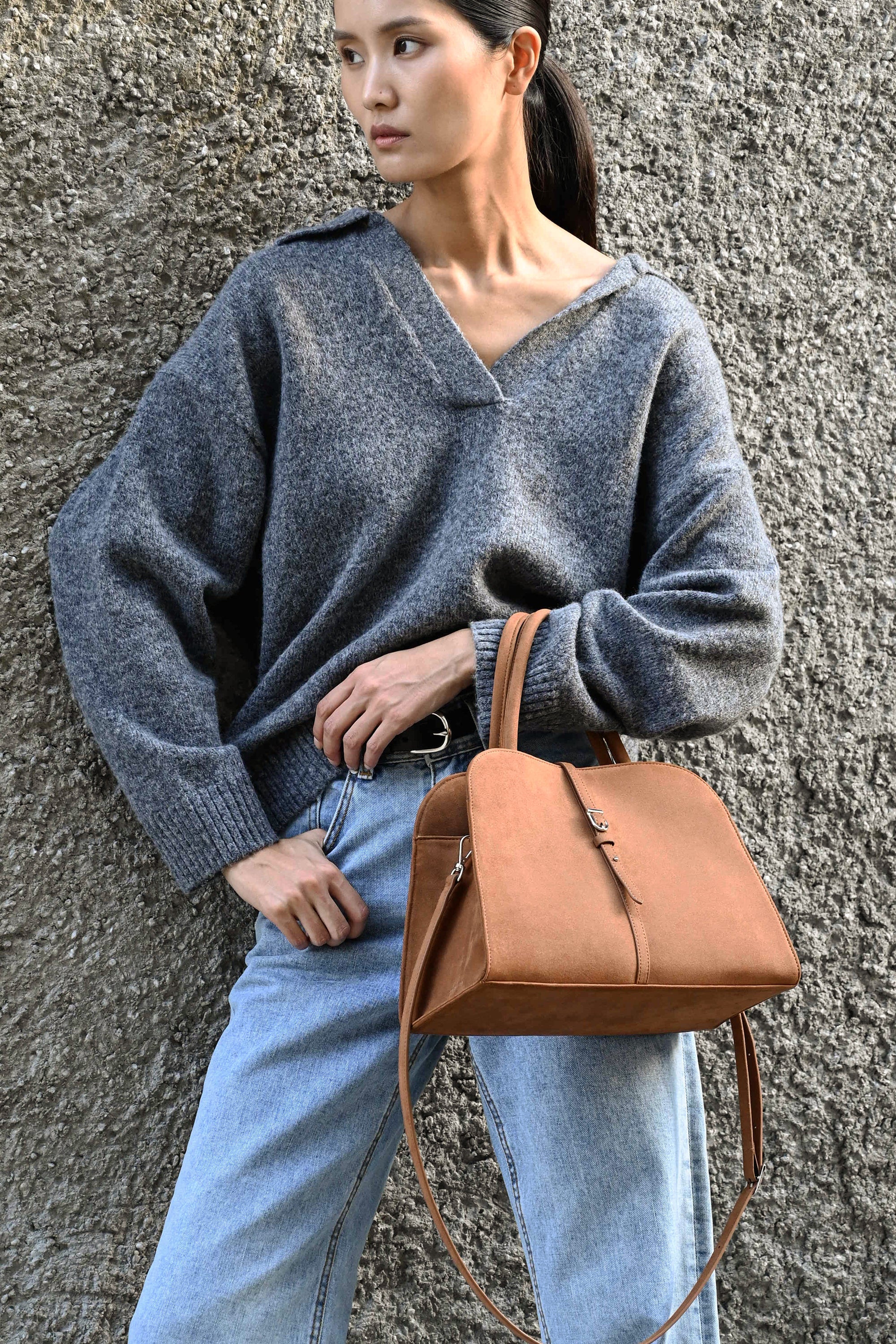 BLANC MEDIUM SUEDE