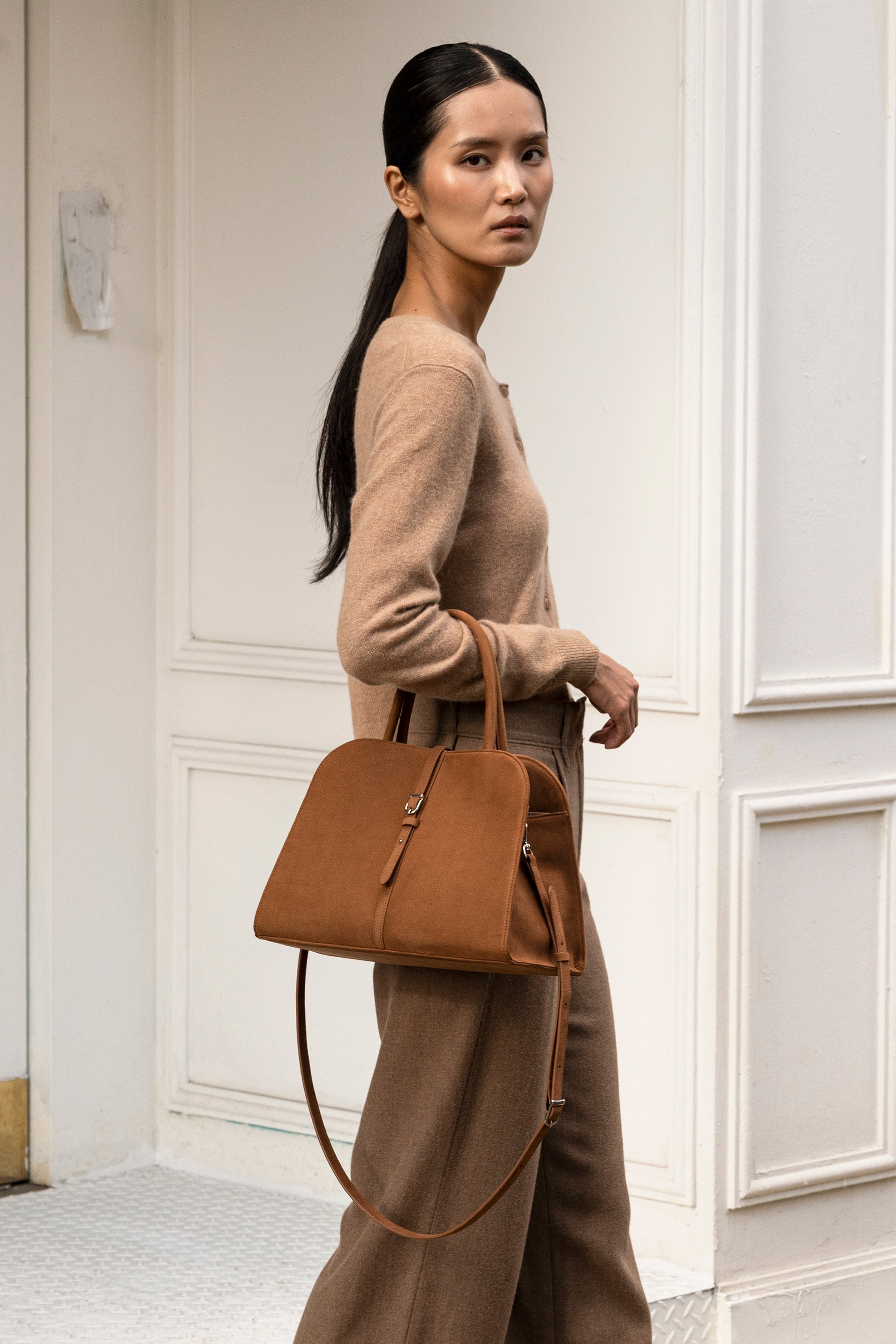 BLANC MEDIUM SUEDE
