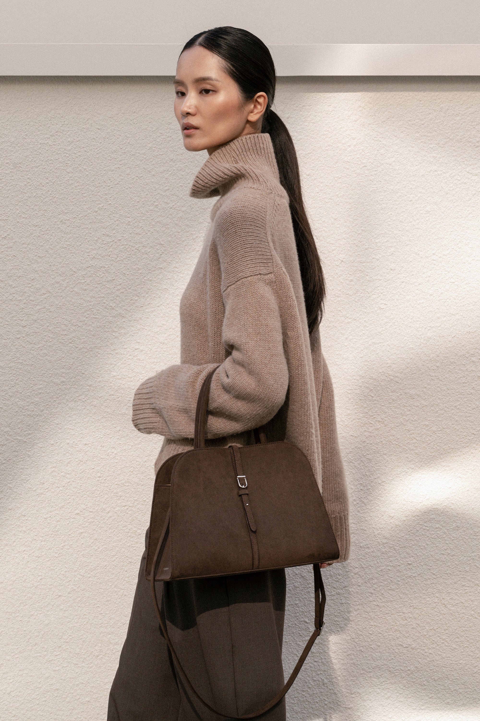 BLANC MEDIUM SUEDE