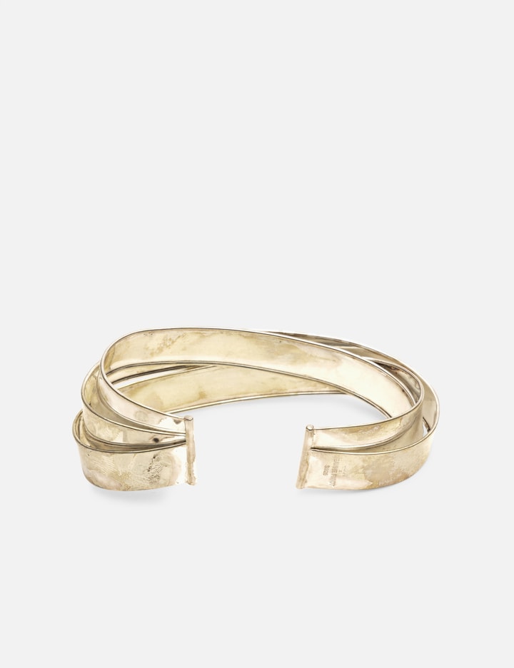 Suot Studio x Jeanne Friot Sterling Silver 3-Ribbon Palm Cuff