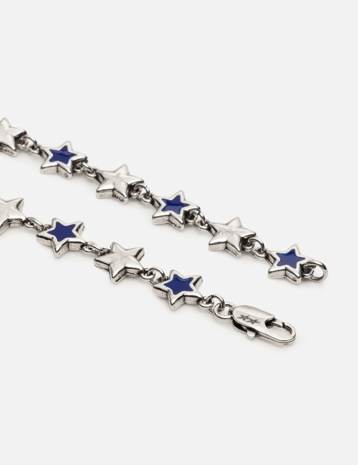 Blue Enameled Stars Bracelet