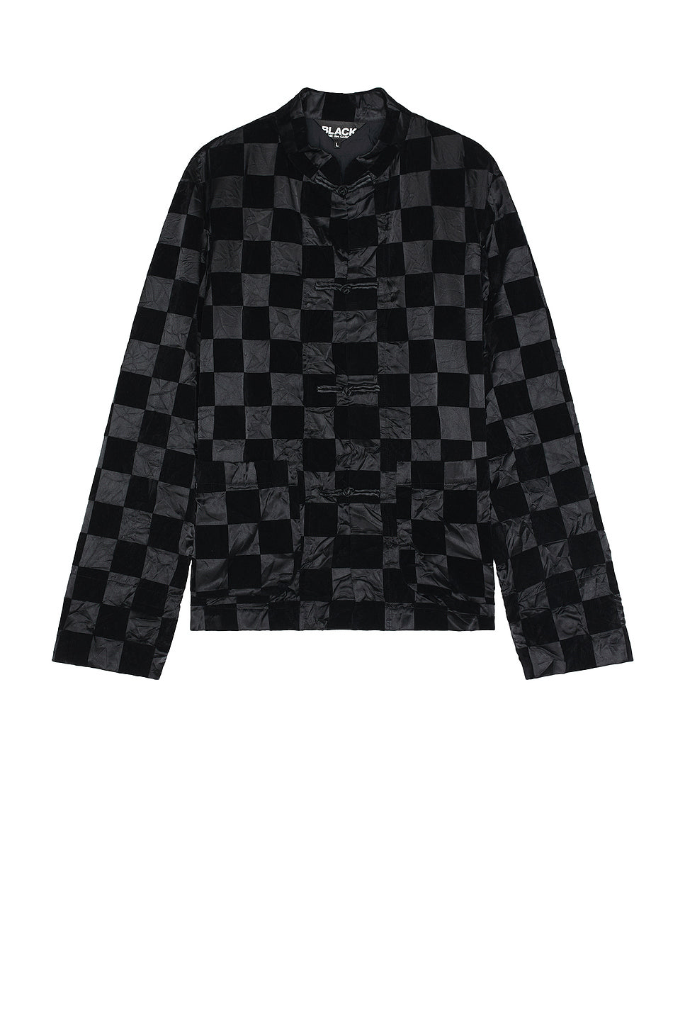 Checkered Flock Jacket