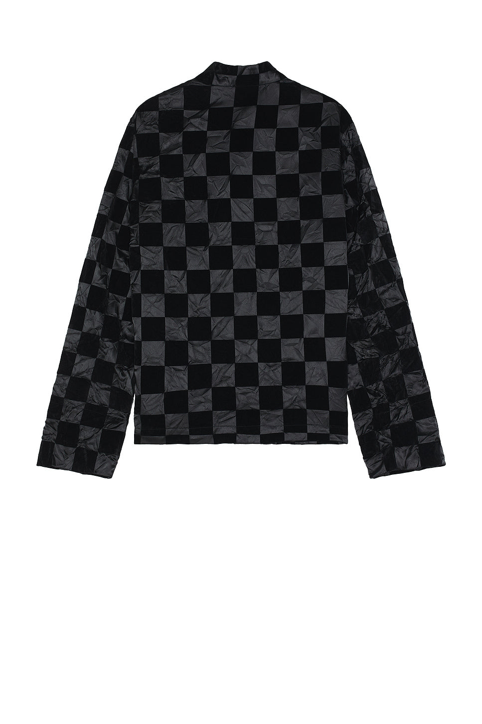 Checkered Flock Jacket