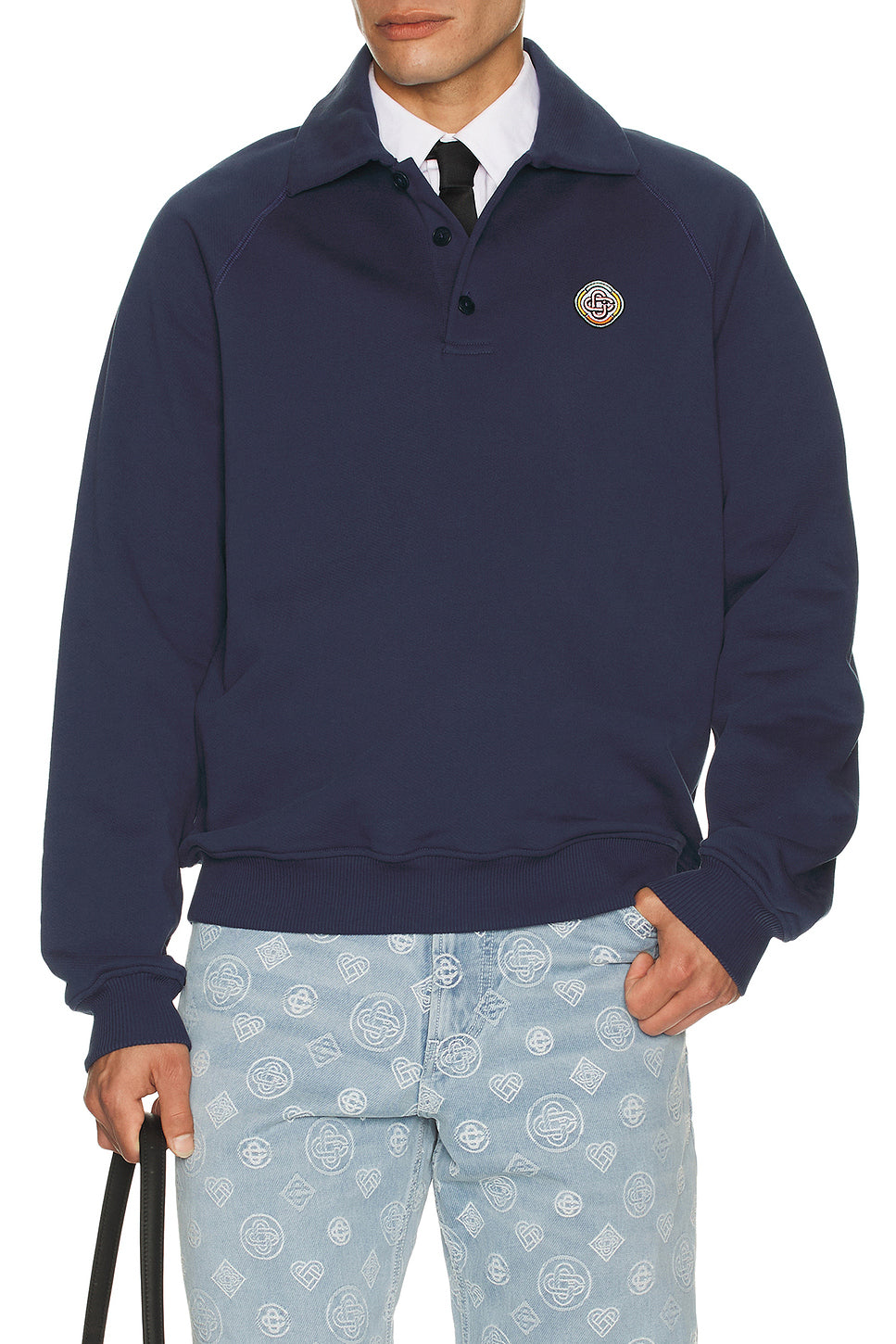Collar Sweatshirt