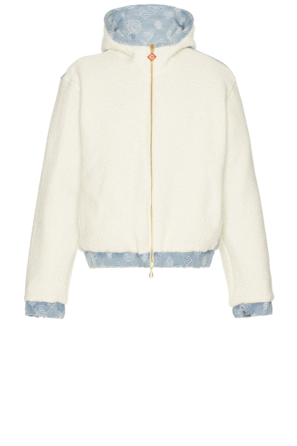 Cashmere Terry & Denim Reversible Jacket