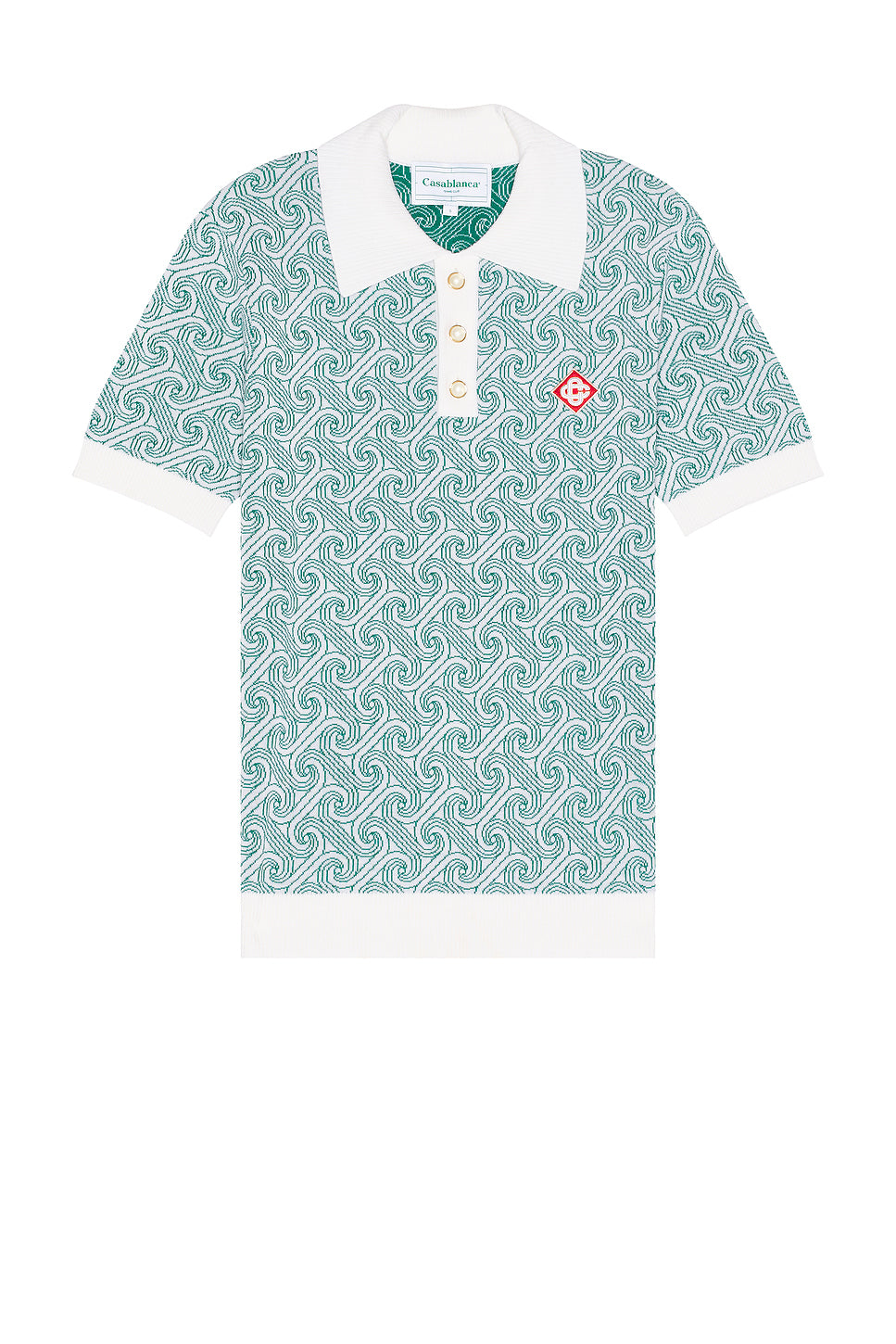 Jacquard Monogram Polo