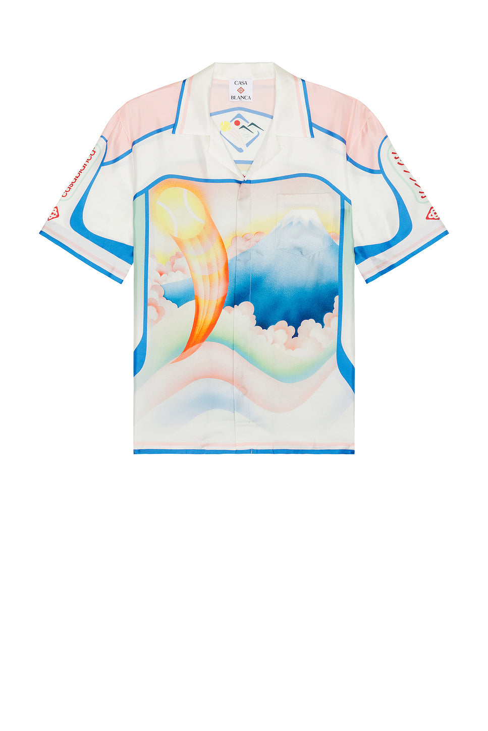 Cuban Collar Short Sleeve Shirt