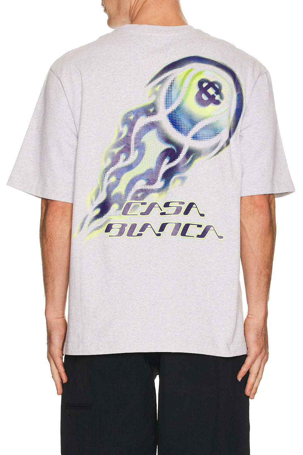 Flaming Tennis Ball Oversized T-Shirt
