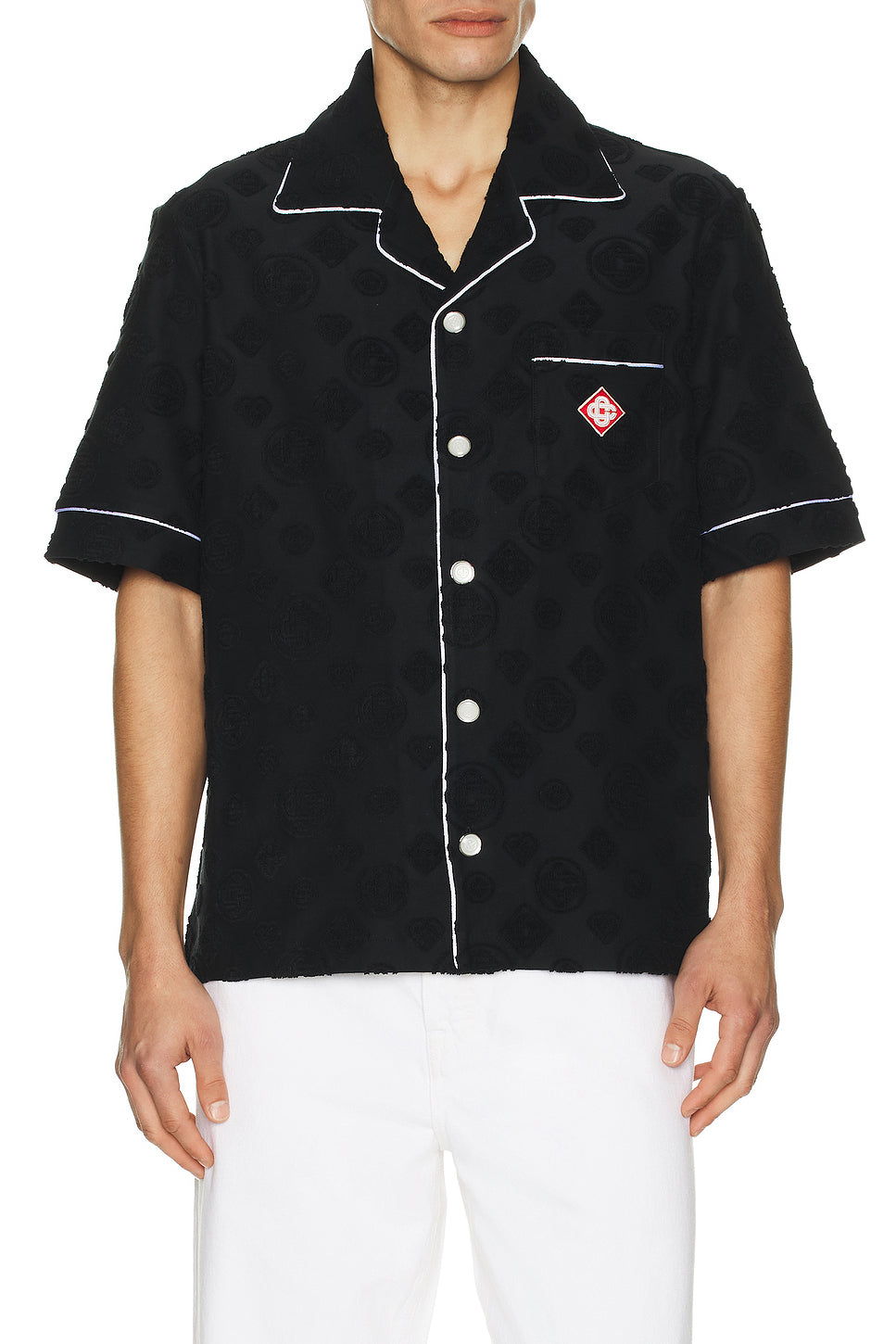 Towelling Monogram Shirt