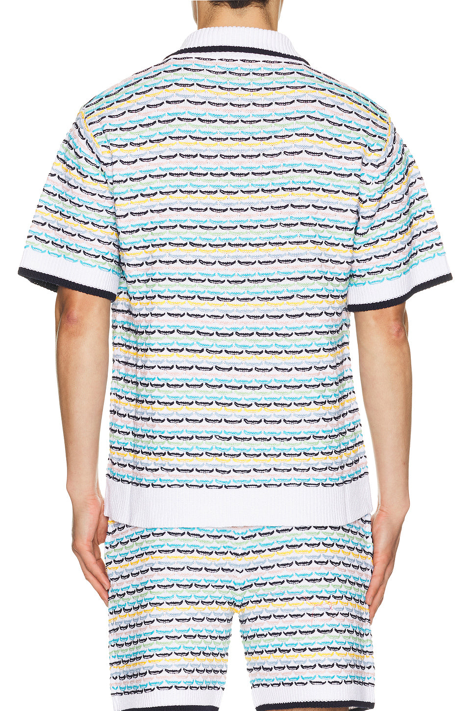 Tuck Stitch Short Sleeve Shirt