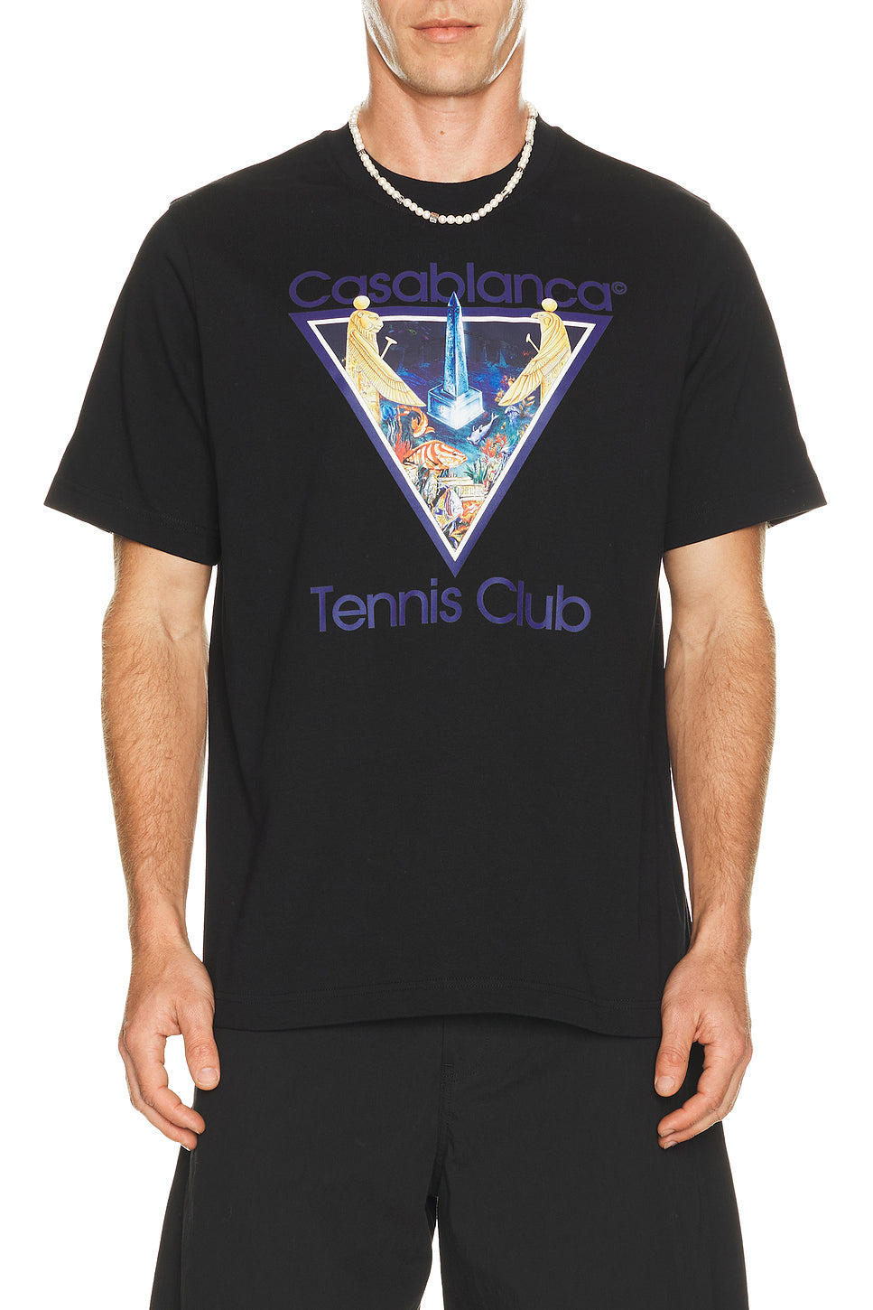 Monde Perdu Tennis Club Icon Printed Classic T-shirt
