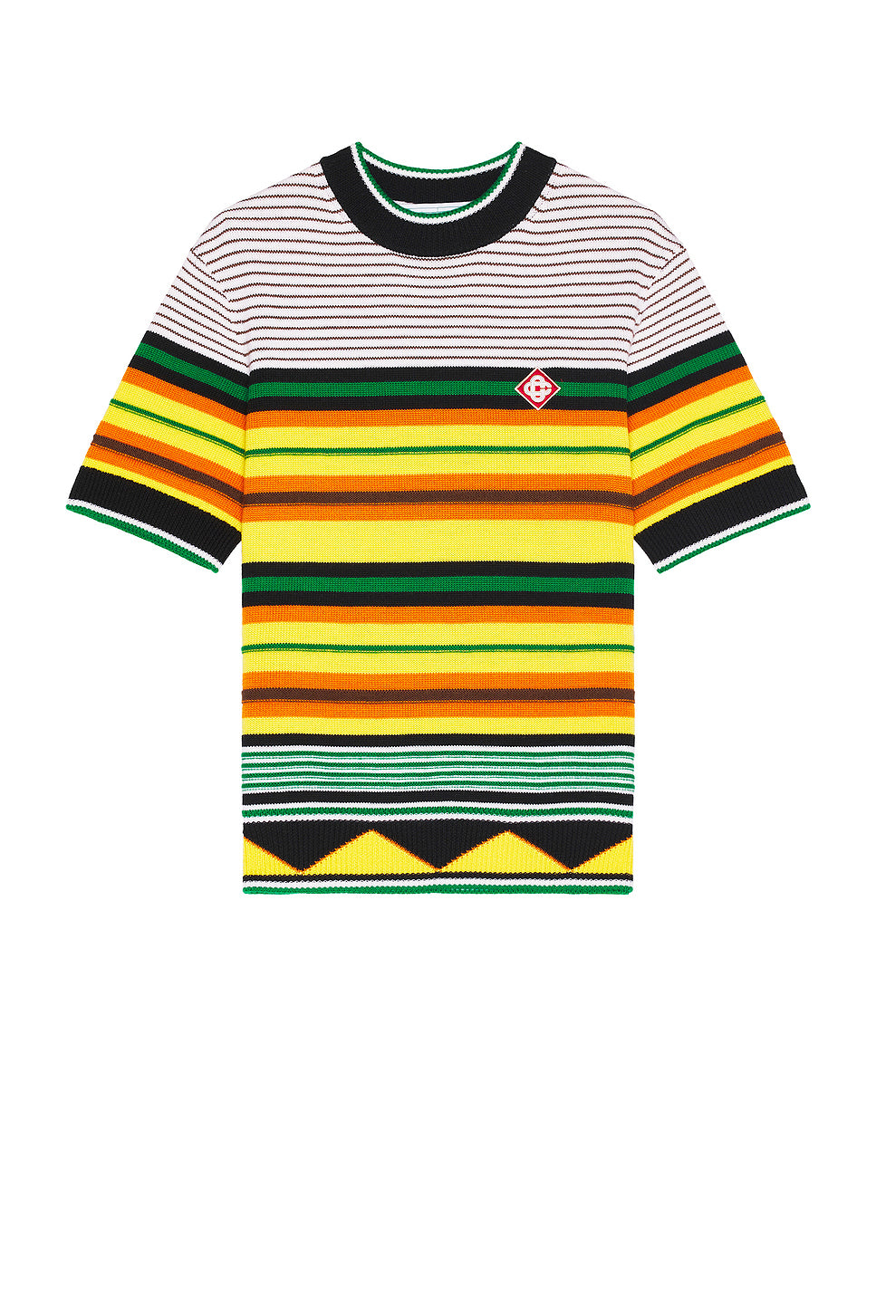 Knitted Wool Striped Tee