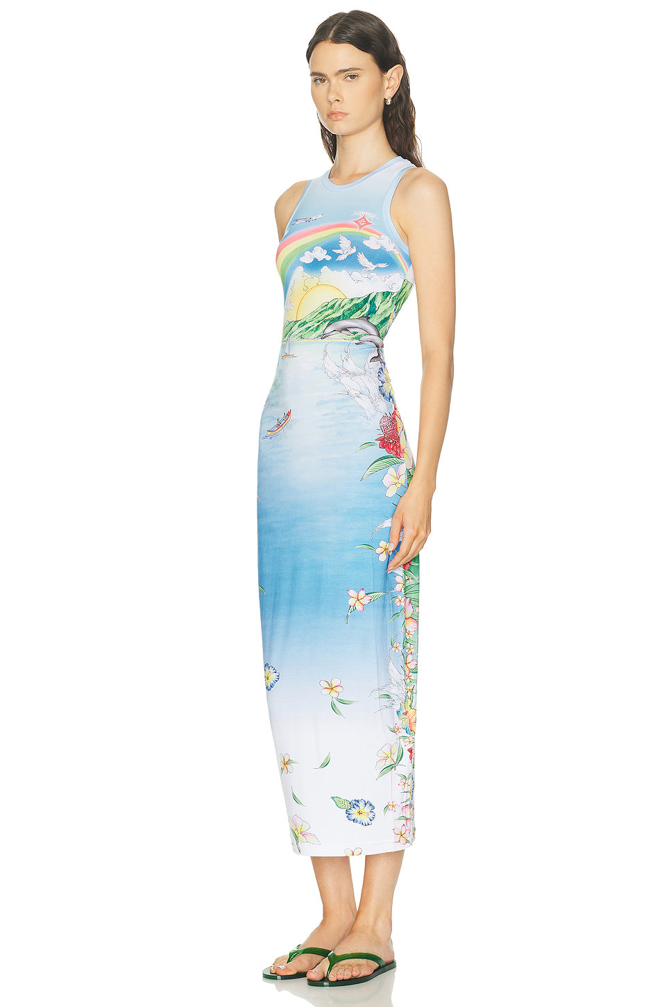 Aloha Midi Tank Dress