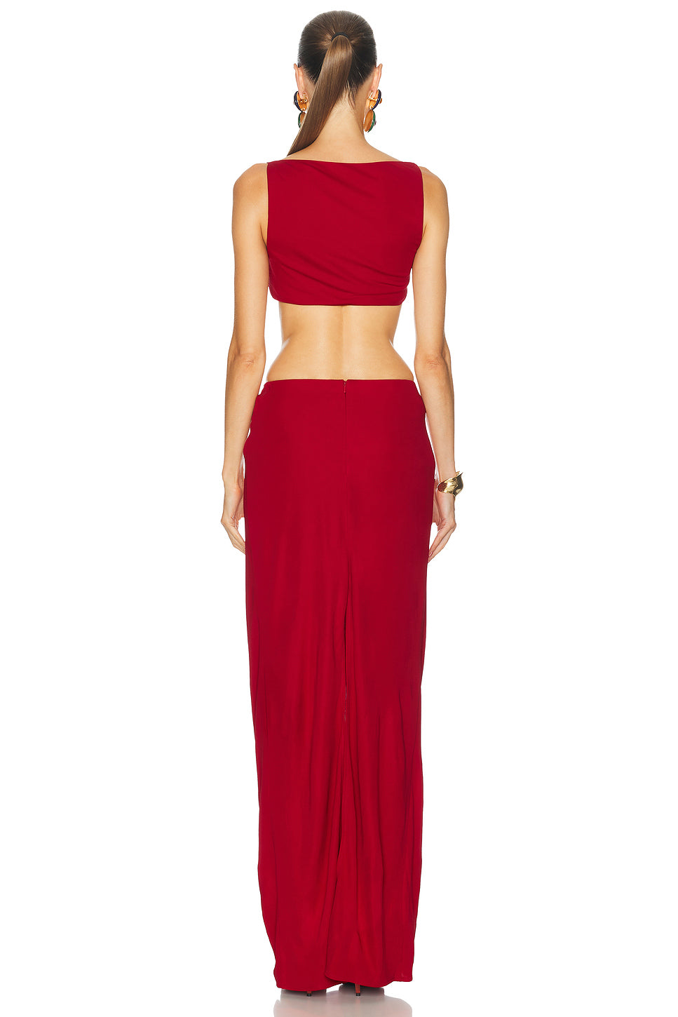 Jersey Cut Out Maxi Dress