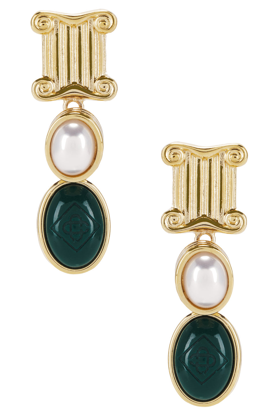 Column Drop Earrings