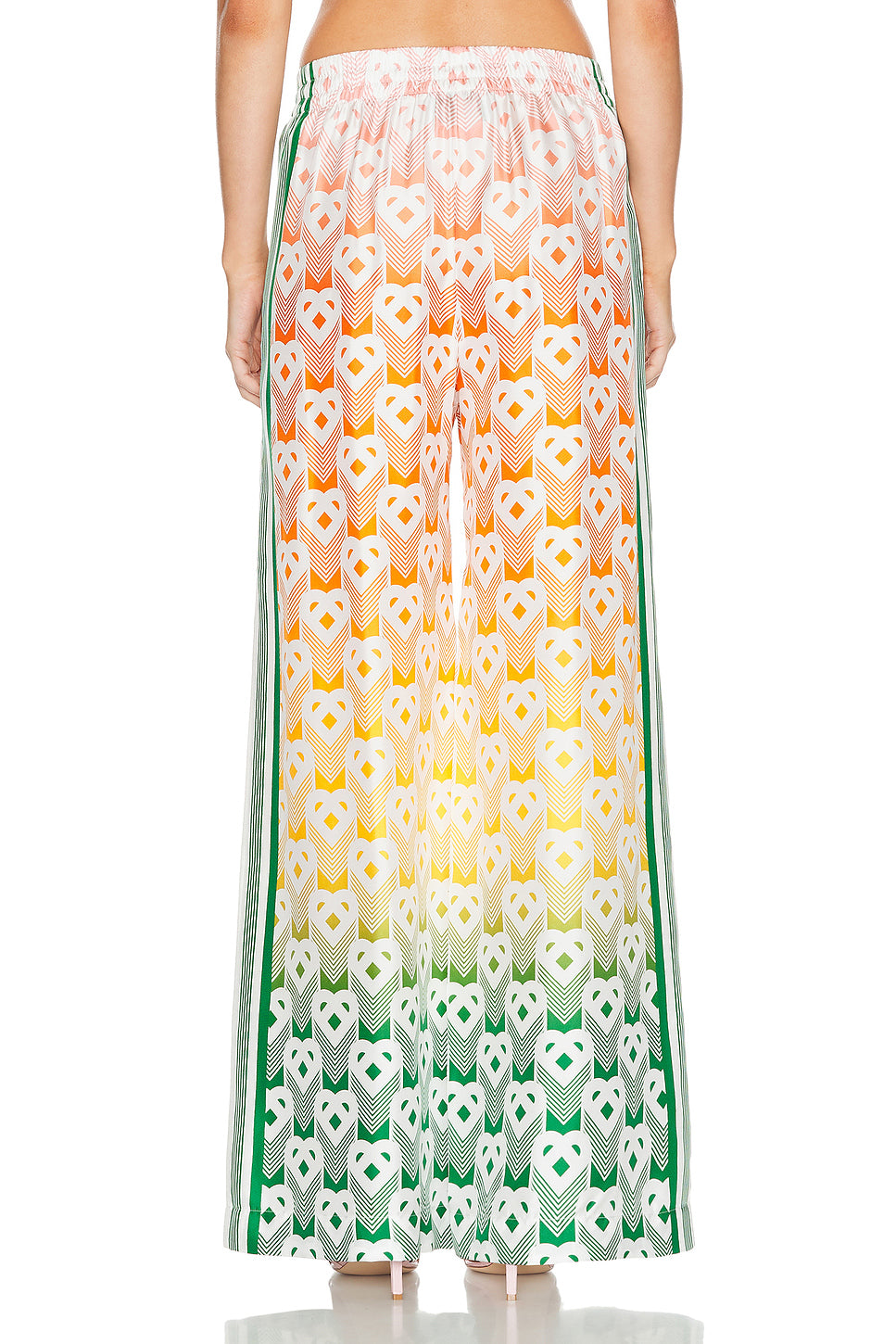 Printed Wide Leg Trouser