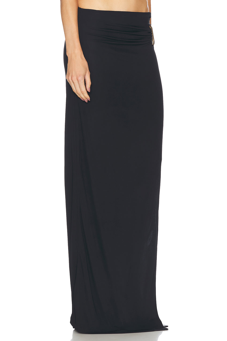 Draped Maxi Skirt