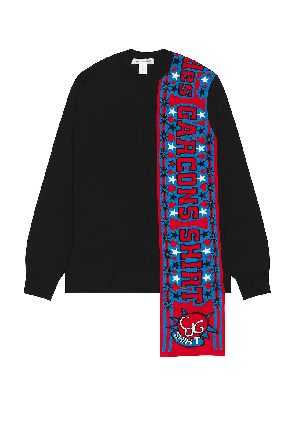 Intarsia Pullover Sweater