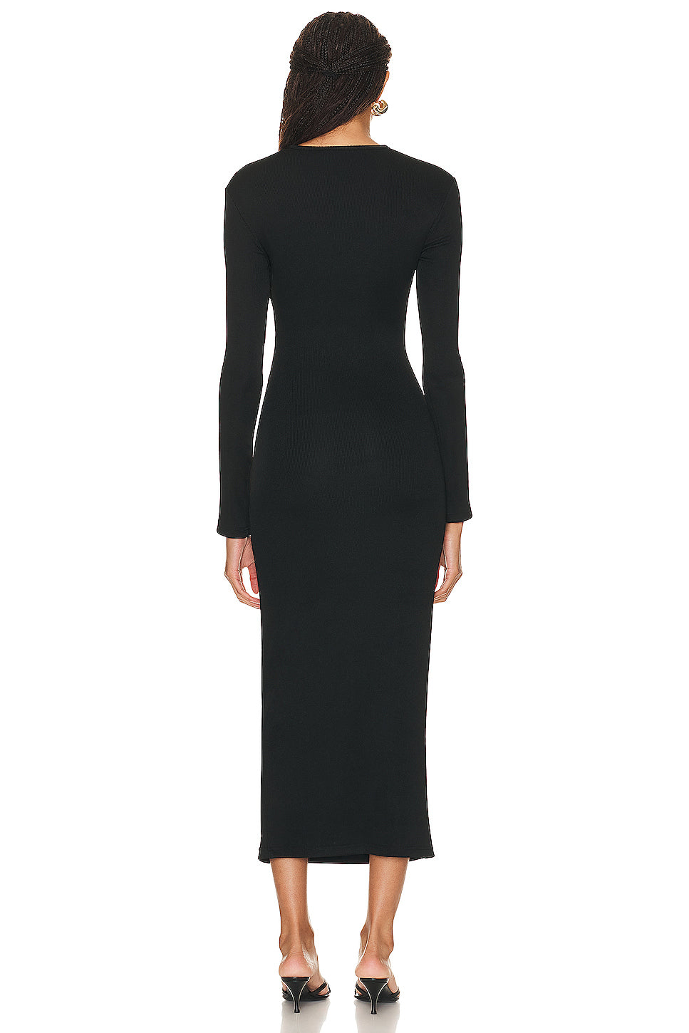 Orbit Ruched Long Sleeve Dress