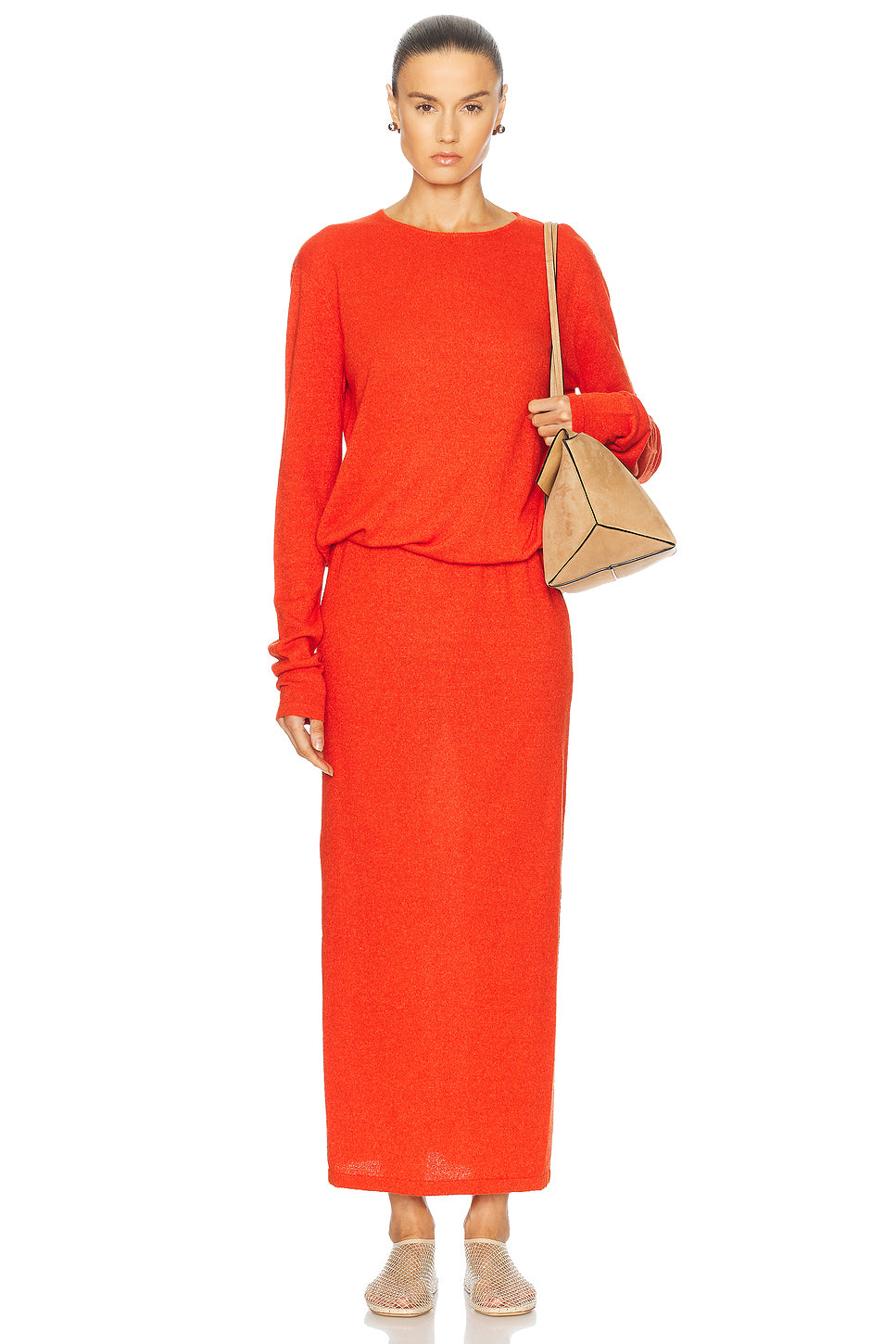 Straccio Knitted Cutaway Dress