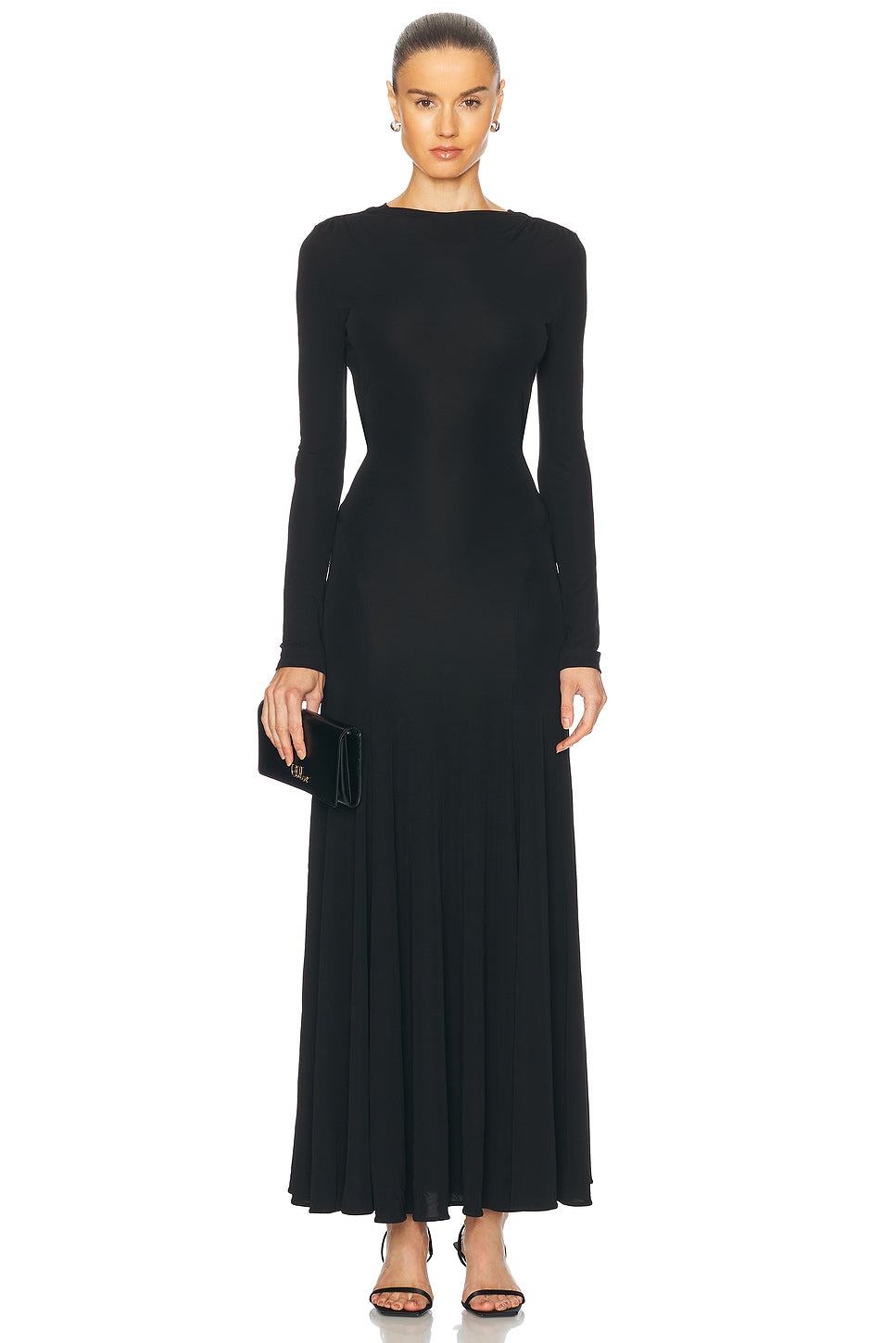 Bezel Quartz Maico Long Sleeve Dress