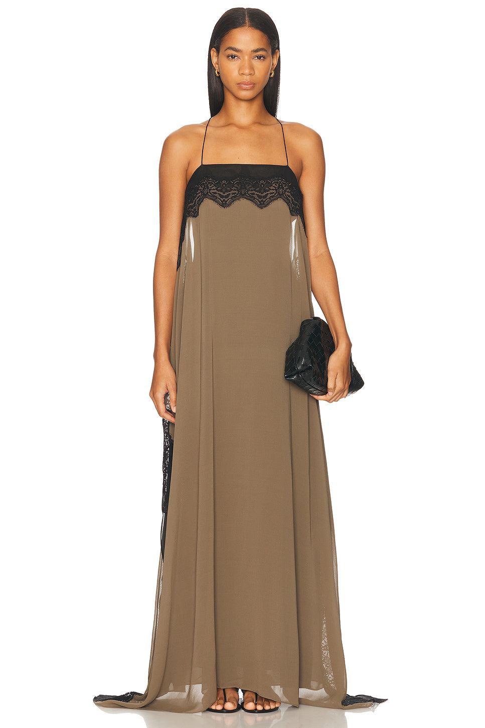 Verve Lace Floating Silk Dress