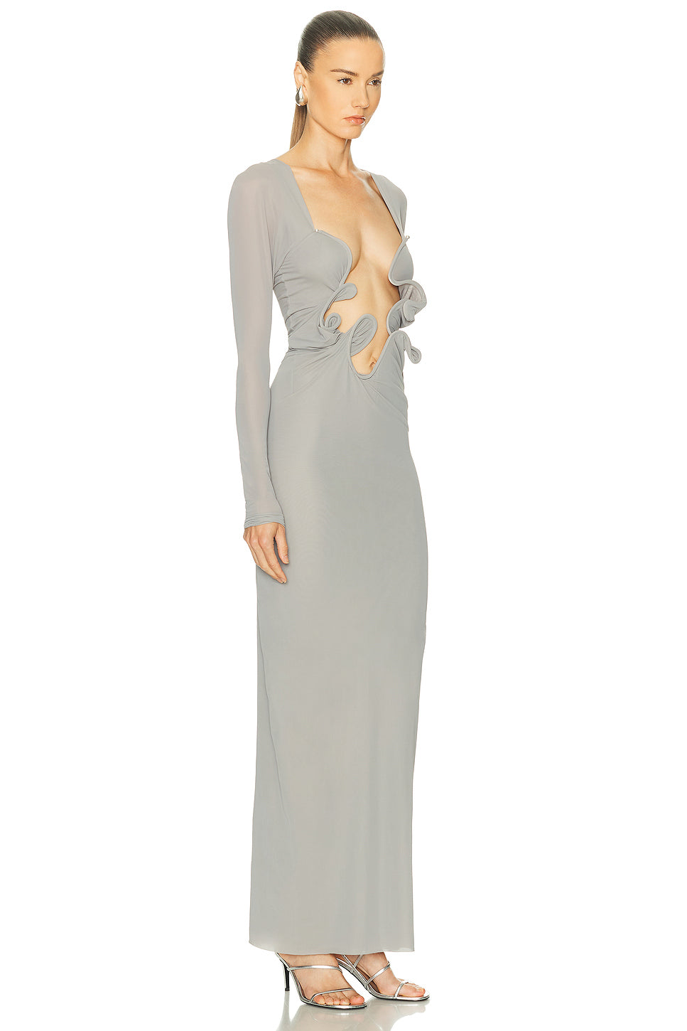 Molded Shawl Dress