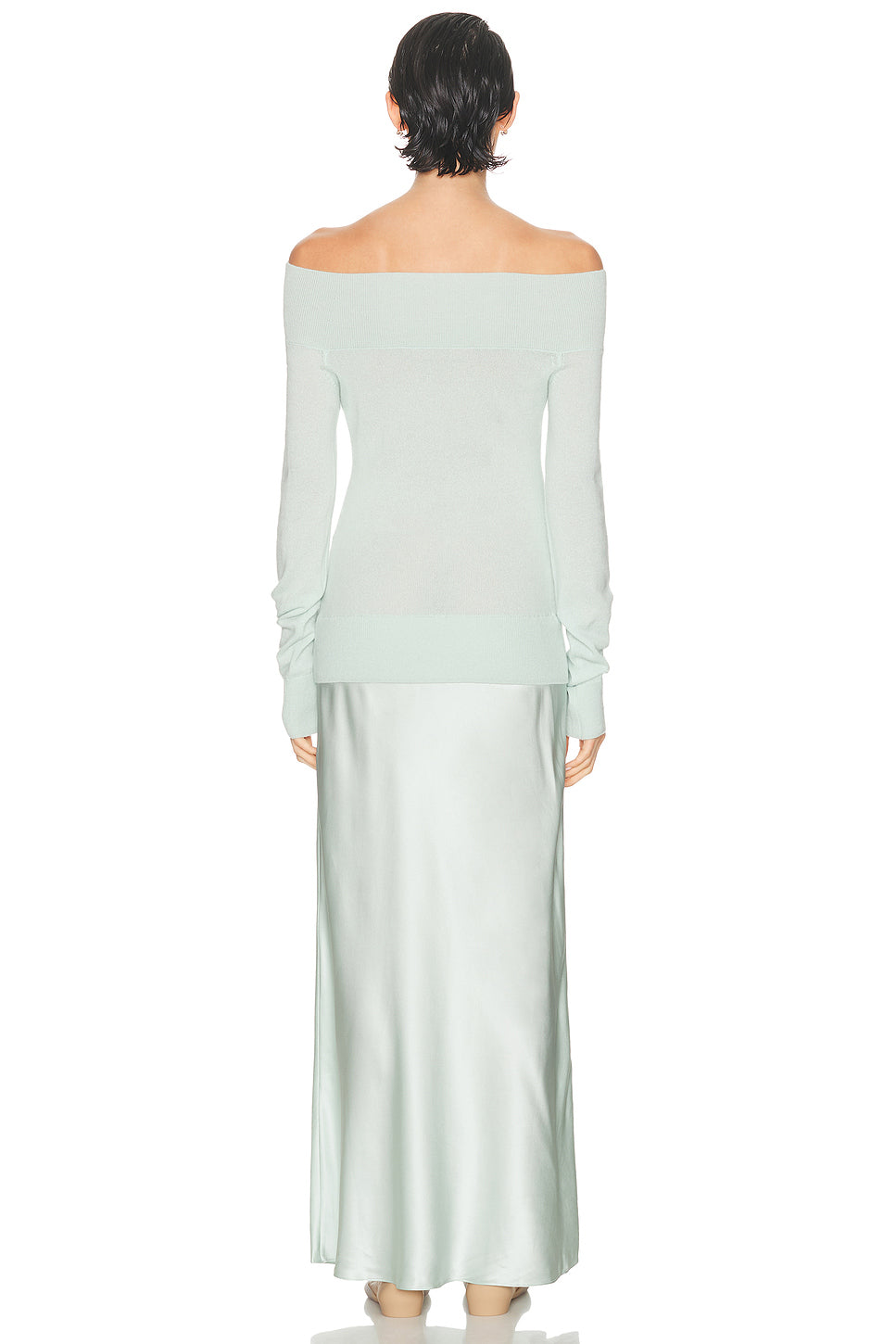Shoulderless Cashmere Monument Dress