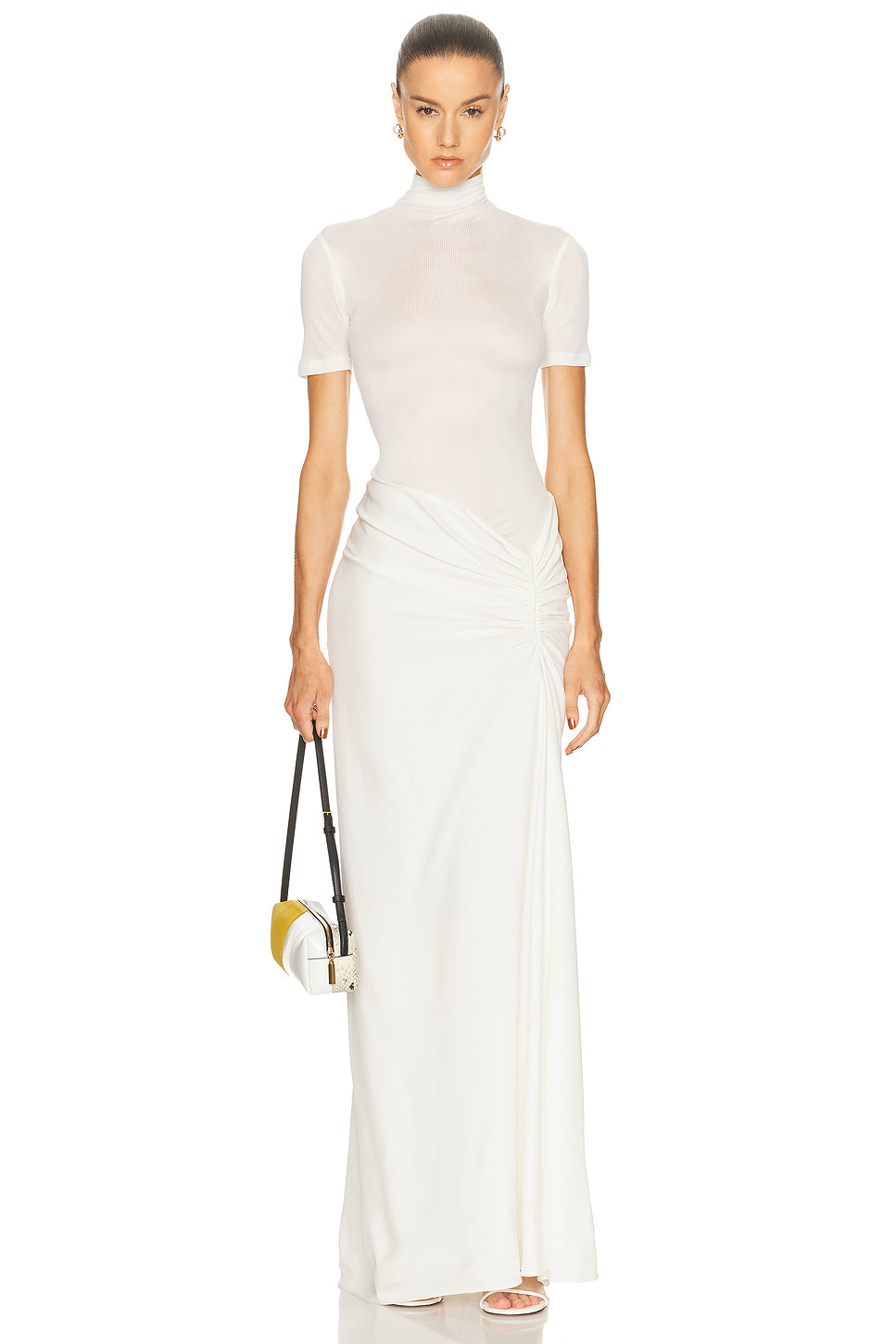 Fusion Ruched Tee Gown