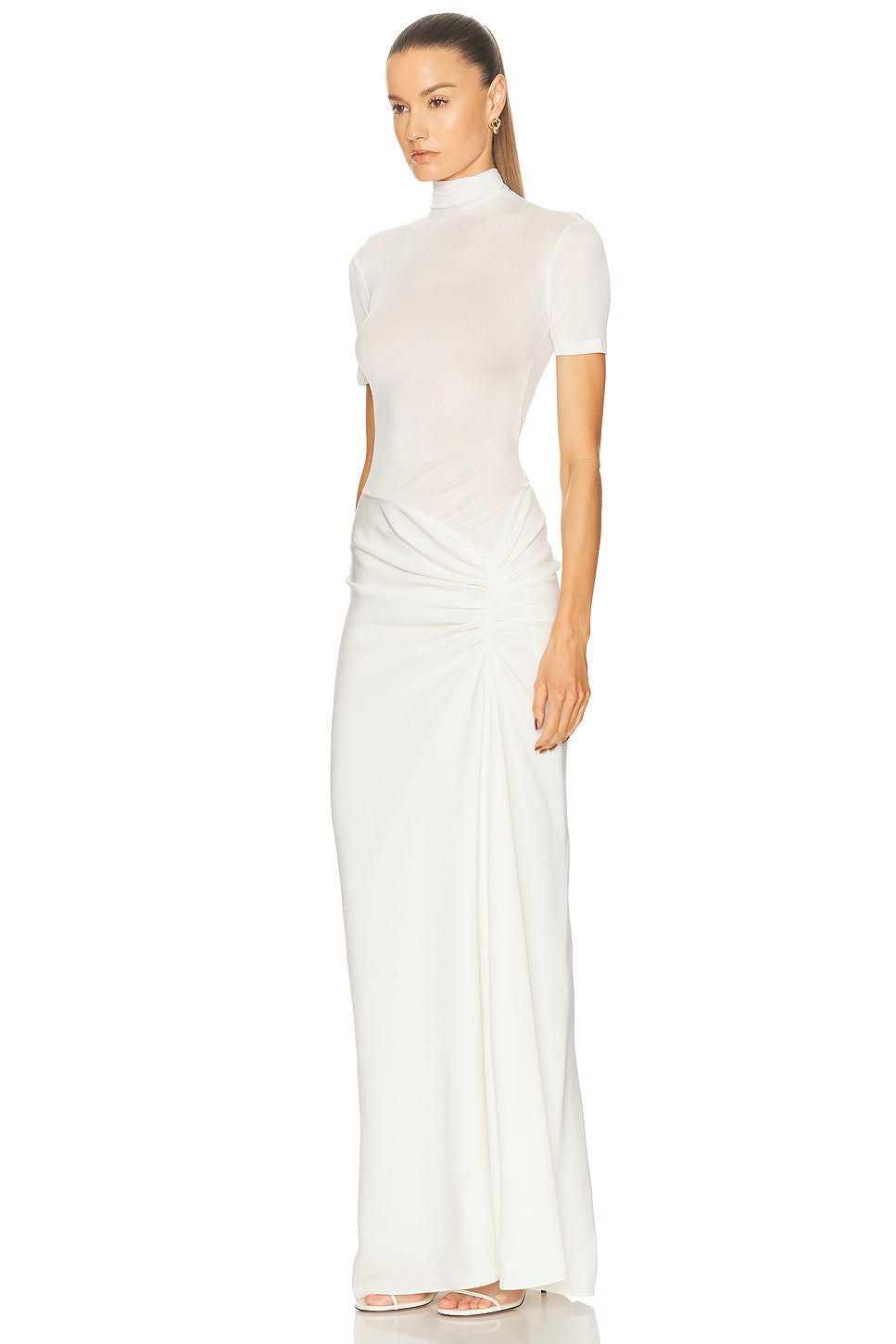 Fusion Ruched Tee Gown