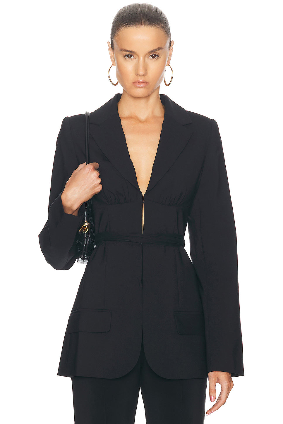 Balconette Tie Front Blazer