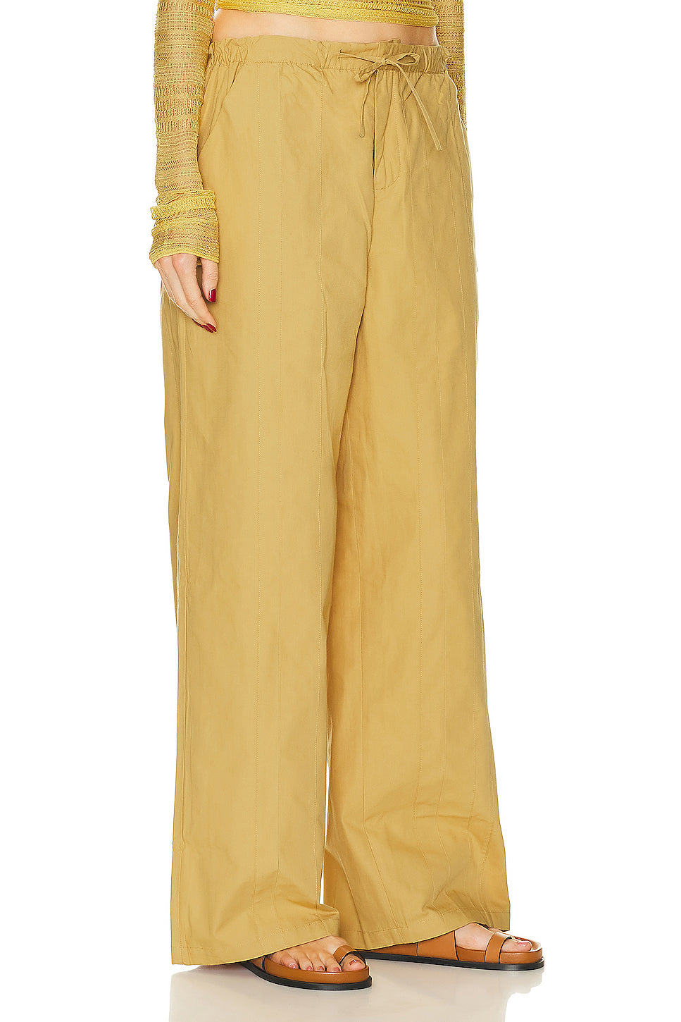 Multi-Panelled Cotton Pant