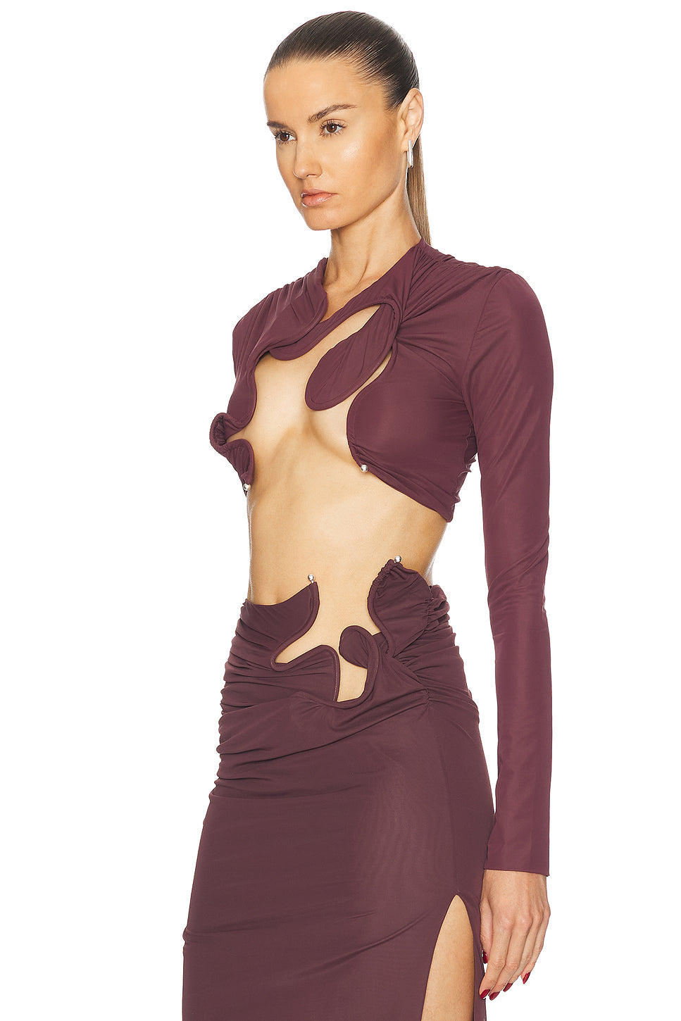 Venus Long Sleeve Crop Top