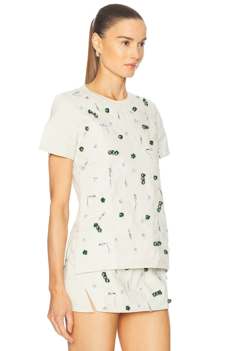 Embla Beaded Crushed Tee