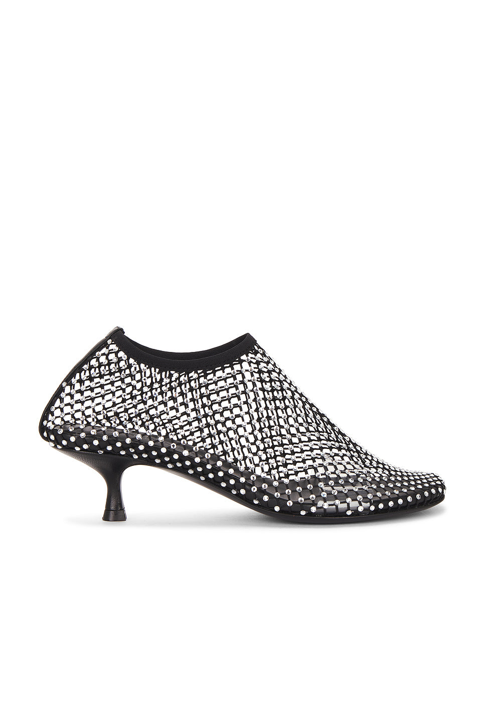 Minette Crystal Mesh Micro Heel