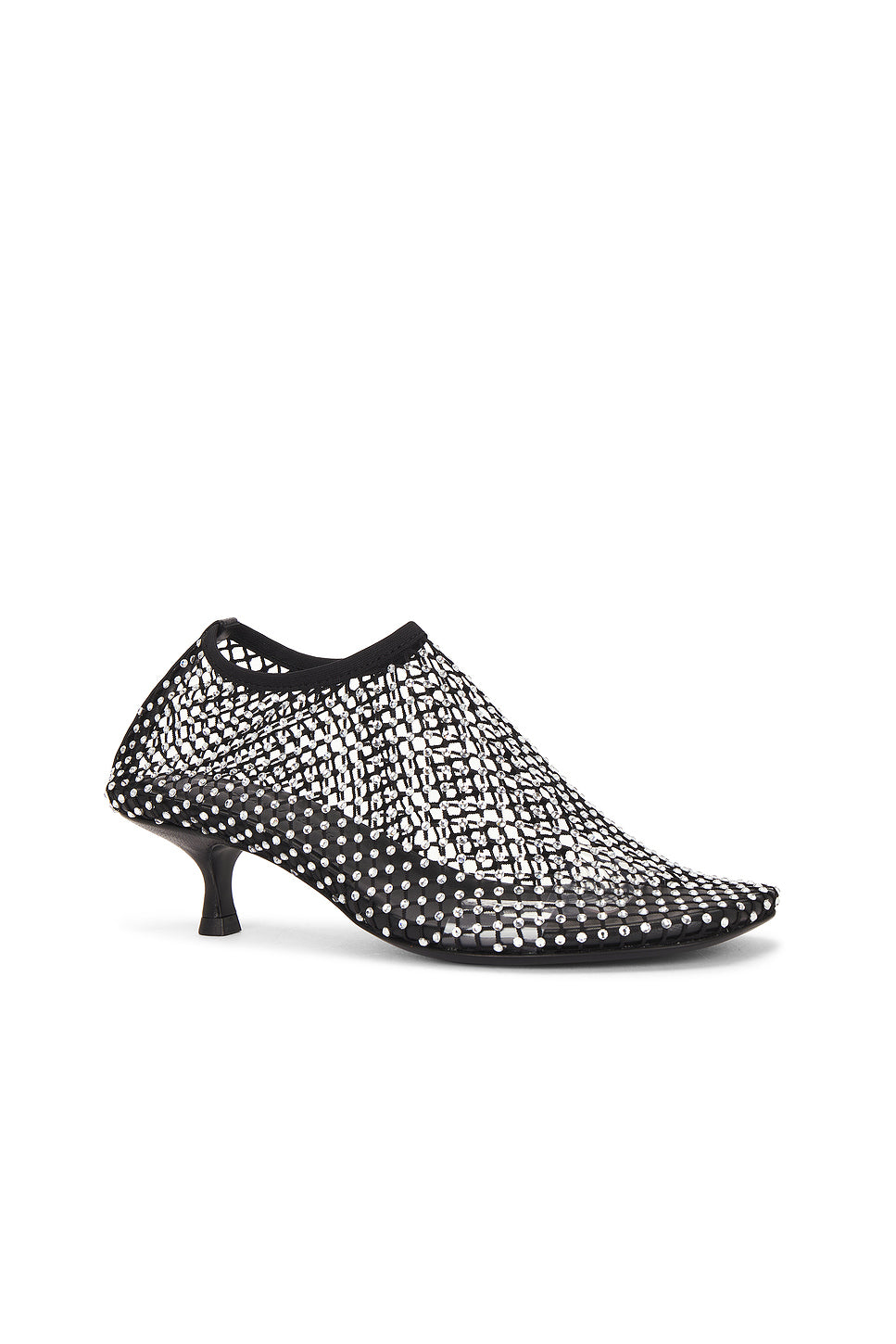 Minette Crystal Mesh Micro Heel