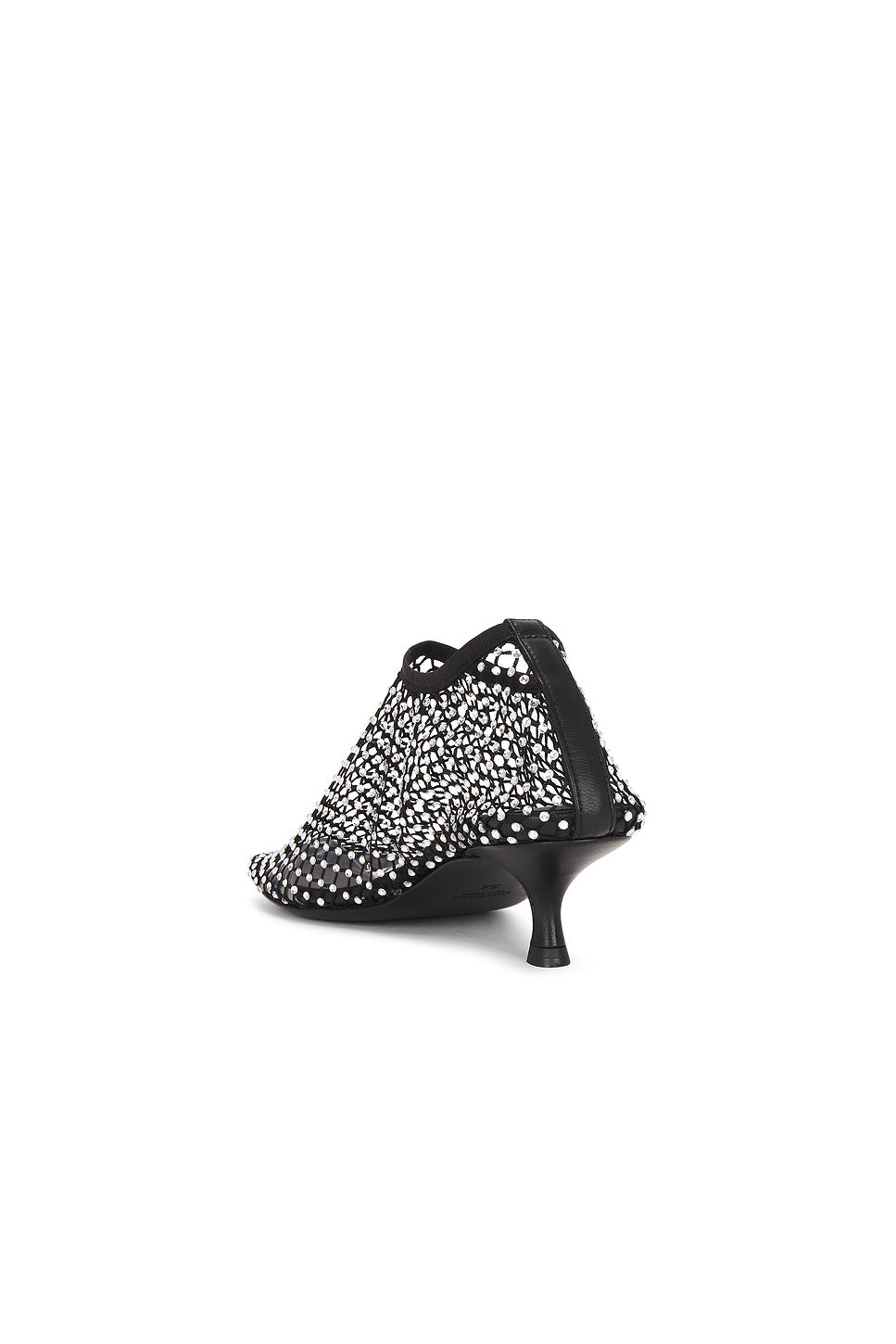 Minette Crystal Mesh Micro Heel