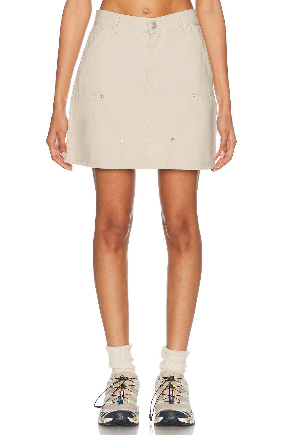 Maeve Double Knee Mini Skirt