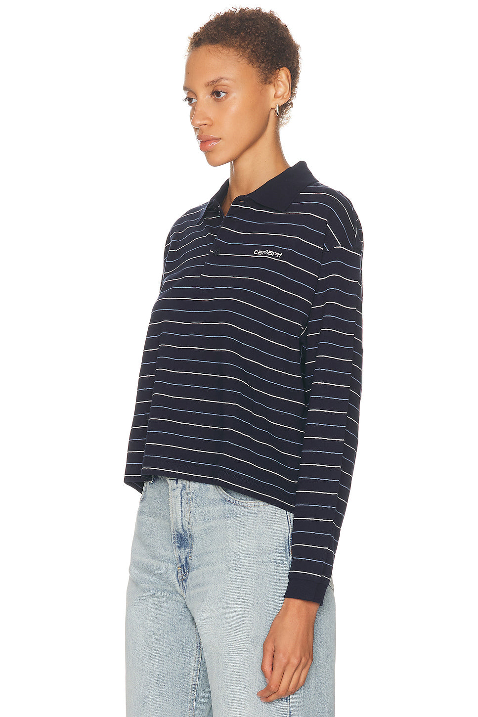 Long Sleeve Mabel Polo Top