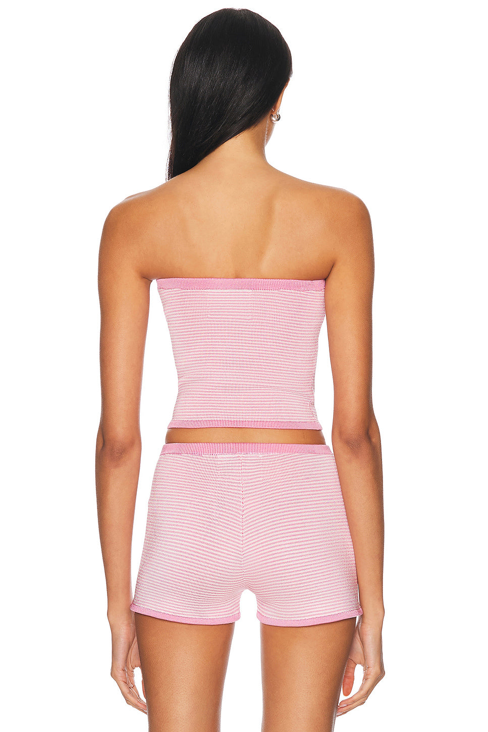 Micro Stripe Lycra Tube Top