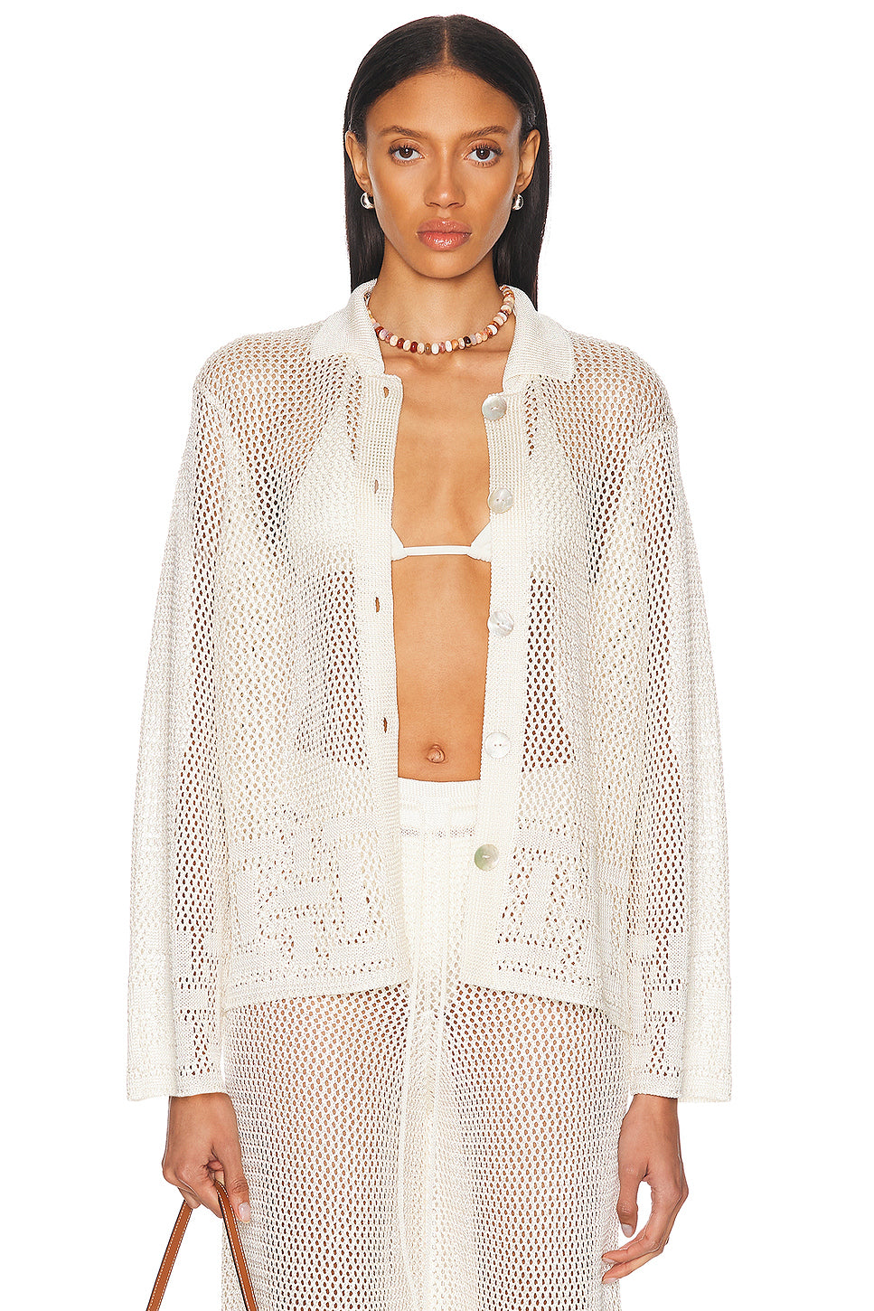 Geo Hem Long Sleeve Shirt