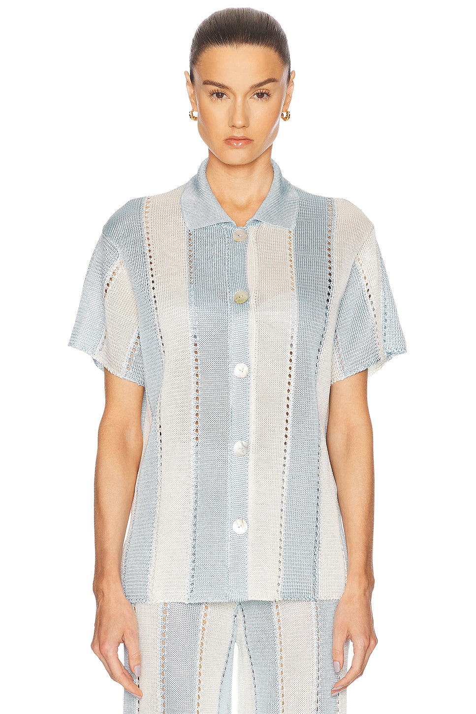 Cabana Stripe Short Sleeve Shirt